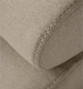 Бежов разтегателен ъглов диван с място за съхранение (десен ъгъл L форма) Anton – ELTAP