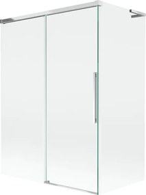 Mexen Rox L параван за вана с 2 плъзгащи се врати 120 + 70 x 150 см, прозрачен, хром - 8C9L-120-070-01-00