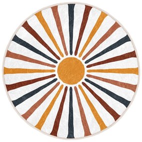 Кръгъл килим подходящ за пране и за прахосмукачки роботи ø 80 cm Comfort – Mila Home