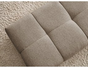 Кафяво-сива шенилова табуретка Everest – Bobochic Paris