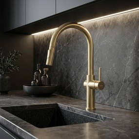 Смесител за кухня Rea Fresh High Gold Brush