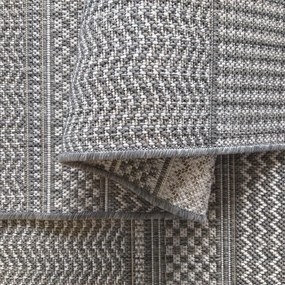 Универсален сив килим с деликатен десен Ширина: 120 см | Дължина: 170 см