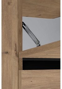 Шкаф за мивка от декор от дъб в естествен цвят 80x55 cm Wisla – Støraa