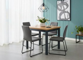 Маса Adam 90-Natural Черен