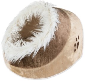 Бежово плюшено легло палатка за котка 35x26 cm Trixie Minou – Plaček Pet Products