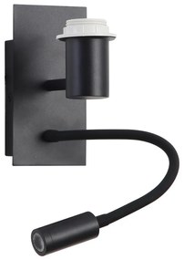 Brilagi - LED Гъвкав аплик NUBILA 1xE27/25W/230V + LED/3W черен