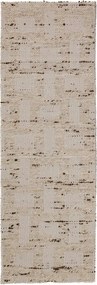 Ръчно изработена пътека със смес от вълна в естествен цвят 80x230 cm Rova Blend – Flair Rugs