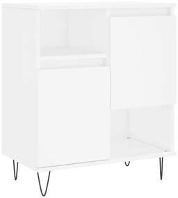 831188 vidaXL Сайдборд, бял, 60x35x70 см, инженерно дърво