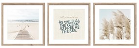 Картини в комплект от 3 бр. 30x40 cm Seaside – Styler