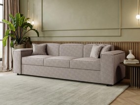 Диван Santos триместен-Сребристо сиво