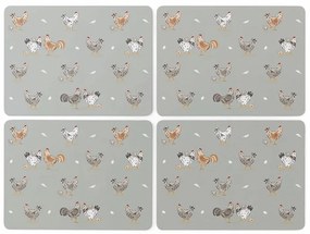 Коркови подложки за хранене в комплект 4 бр. 21x29 cm Hen House – Cooksmart ®