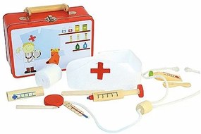 Woody - Аксесоари в метално куфарче Доктор