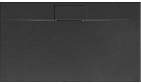Корито за душ кабина Rea Bazalt long Black 80x120