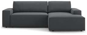 Тъмносив разтегателен ъглов диван (десен ъгъл) Jodie – Micadoni Home