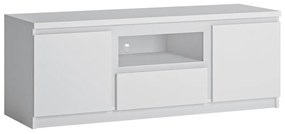 ТВ шкаф  FRILO II, 135,4x51,1x45, бял