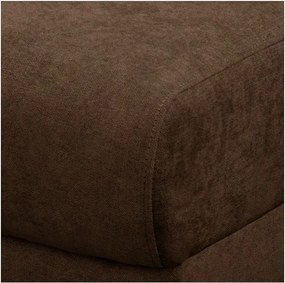 Тъмнокафяв ъглов диван (ляв ъгъл) Beata - Ropez