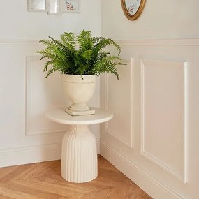 Изкуствено растение atmosphera Rose Paprat, 80 cm, Керамика