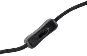 Модерна настолна лампа черна без абажур - Simplo