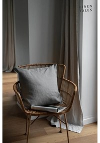 Ленена калъфка за възглавница 50x50 cm Khaki – Linen Tales