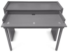 Сиво разтегателно бюро 36x110 cm Mel - Woodman