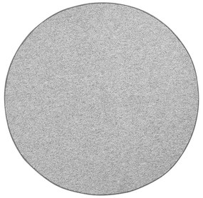Сив кръгъл килим ø 133 cm Wolly – BT Carpet