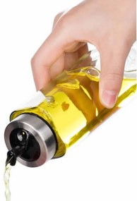 Оливерник Luigi Ferrero Rome FR-7904R, 270 мл, 5 части, Стъкло, Неръждаема стомана, Прозрачен/инокс