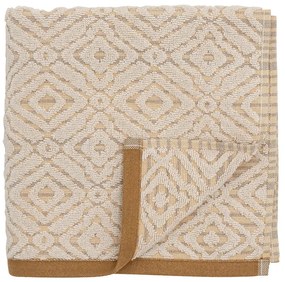 Памучна кърпа в кремаво и цвят горчица 100x50 cm Malou – Bloomingville