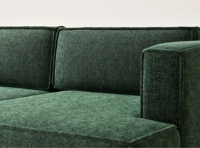Тъмнозелен шенилов сгъваем/с място за съхранение ъглов диван (десен ъгъл) Velto – Maison de Rêve