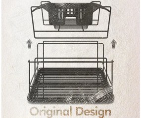 СУШИЛНИК ЗА СЪДОВЕ TEKNO TEL KB-010G , 2 нива , златисто