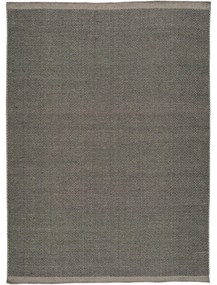Сив вълнен килим Kiran Liso, 80 x 150 cm - Universal