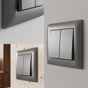 Единична рамка за контакти OSTE JNH013-1F Grey