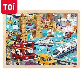 Дървен пъзел, Toi World, Градски транспорт, 100 части