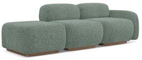 Светлозелен модулна лежанка (десен ъгъл) Ailani – Makamii