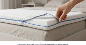 Топ матрак Bubbles Memory от Sleepy 5 см