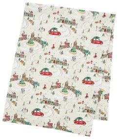 Памучна покривка за маса 137x229 cm Christmas Town – Catherine Lansfield