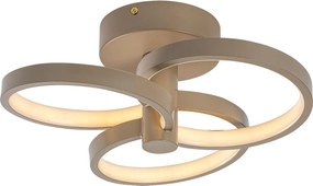 Rabalux 71400-LED Димируема таванна лампа ISIDORA 32W/230V 3000-6500K Ø31 см бежова + дистанционно управление