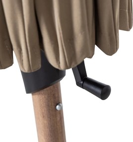 Зелен/бежов чадър ø 280 cm Monica – WOOOD