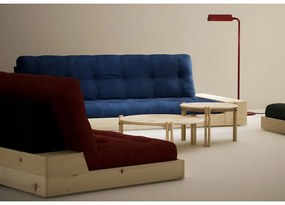 Син разтегателен диван от велур 244 cm Base – Karup Design