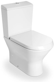 Тоалетна чиния за моноблок, Roca, A342642000 с двойно оттичане, Compact, 36x61.5x78см