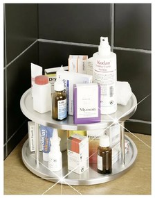 Органайзер от неръждаема стомана Wenko Turn Duo, ø 26,5 cm