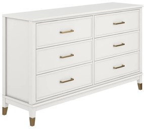 Бял скрин , 144 x 85 cm Westerleigh - CosmoLiving by Cosmopolitan