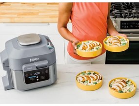 Мултикукър под налягане NINJA ON400EU, 1760W, 5.7L, Speedi Meals, 10 програми, Сив