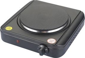 Котлон Rosberg R51445KR, 1500W, 18.5 см, Ръчно управление, 4 степени, Черен мат