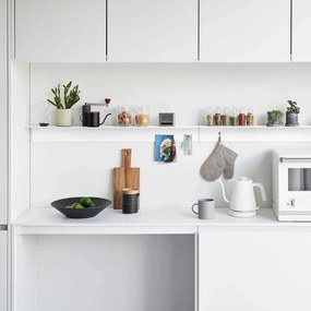 Бял метален стенен рафт 90 cm – YAMAZAKI