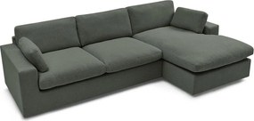 Зелен ъглов диван Belair – Bobochic Paris