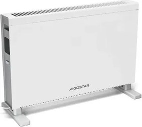 Aigostar - Електрически нагревател/конвектор 2000W/230V + дистанционно управление