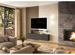 Антрацитна маса за телевизор 183x45 cm Piana – Germania