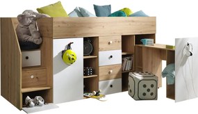 Многофункционално легло Smart III-Right-Leuko