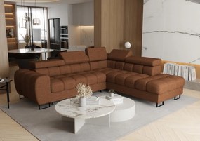 Ъглов диван Lordy-Оранжев-вдясно