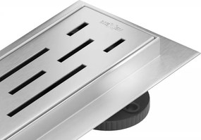 Mexen Flat 360° M01 въртящ се линейно оттичане 90 см, инокс - 1020090-40